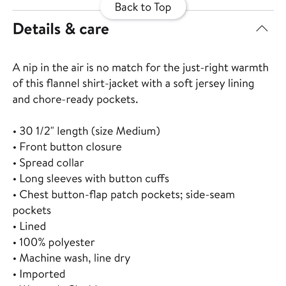 Thread & Supply Shacket Size Medium - image 6